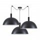 77-8503 SE21-BL-4-BL3-MS50 ADEPT TUBE Black Metal Shade Pendant
