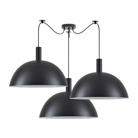 77-8503 SE21-BL-4-BL3-MS50 ADEPT TUBE Black Metal Shade Pendant