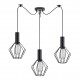 77-8528 SE21-BL-4-BL3-GR1 ADEPT TUBE Black Pendant Black Metal Grid