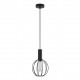 77-8533 SE21-BL-4-GR2 ADEPT TUBE Black Pendant Black Metal Grid