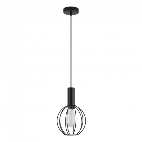 77-8533 SE21-BL-4-GR2 ADEPT TUBE Black Pendant Black Metal Grid