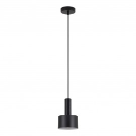77-8540 SE21-BL-4-MS1 ADEPT TUBE Black Pendant Black Metal Shade