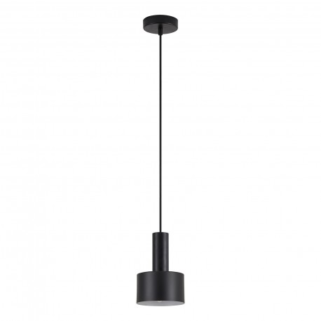 77-8540 SE21-BL-4-MS1 ADEPT TUBE Black Pendant Black Metal Shade