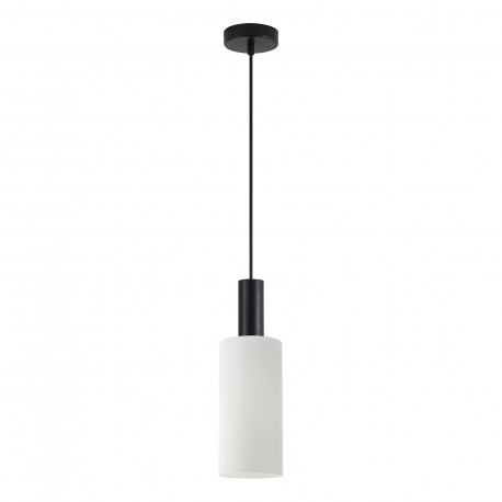 77-8561 SE21-BL-4-GL3 ADEPT TUBE Black Pendant White Glass
