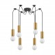 77-8568 SE21-GM-4-BL6 ADEPT TUBE Gold Matt Pendant