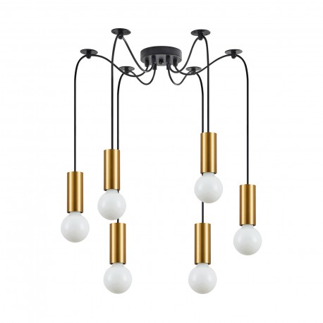 77-8568 SE21-GM-4-BL6 ADEPT TUBE Gold Matt Pendant