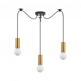 77-8569 SE21-GM-4-BL3 ADEPT TUBE Gold Matt Pendant