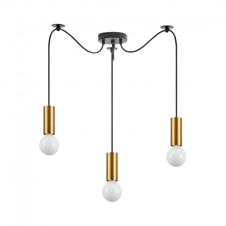 77-8569 SE21-GM-4-BL3 ADEPT TUBE Gold Matt Pendant