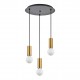 77-8571 SE21-GM-4-3BL ADEPT TUBE Gold Matt Pendant