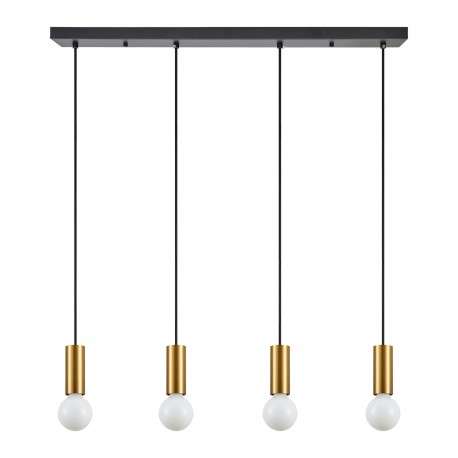 77-8573 SE21-GM-4-4BL ADEPT TUBE Gold Matt Pendant