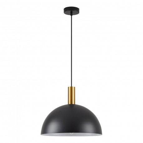 77-8588 SE21-GM-4-MS40 ADEPT TUBE Gold Matt Pendant Black Metal Shade