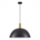 77-8592 SE21-GM-4-MS50 ADEPT TUBE Gold Matt Pendant Black Metal Shade