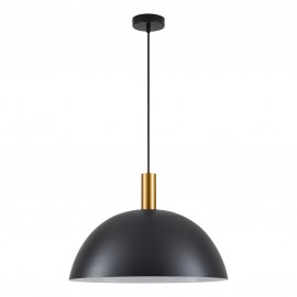 77-8592 SE21-GM-4-MS50 ADEPT TUBE Gold Matt Pendant Black Metal Shade