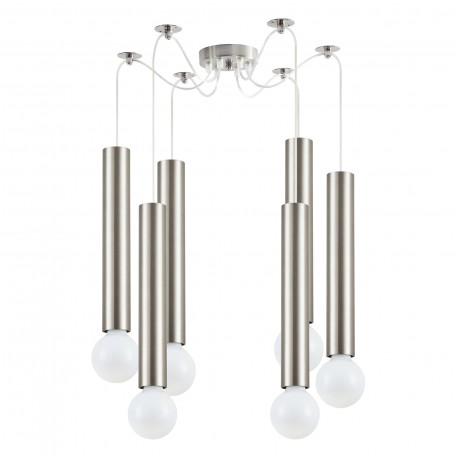 77-8659 SE21-NM-5-NM6 ADEPT TUBE NICKEL MAT Nickel Matt Pendant