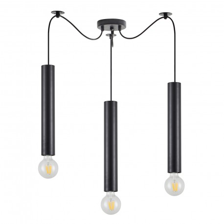 77-8670 SE21-BL-5-BL3 ADEPT TUBE BLACK Black Pendant
