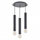 77-8672 SE21-BL-5-3BL ADEPT TUBE BLACK Black Pendant
