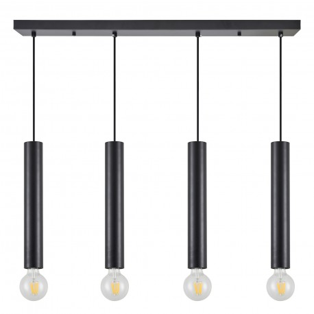 77-8674 SE21-BL-5-4BL ADEPT TUBE BLACK Black Pendant