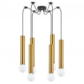 77-8679 SE21-GM-5-BL6 ADEPT TUBE GOLD MATT Gold Matt Pendant