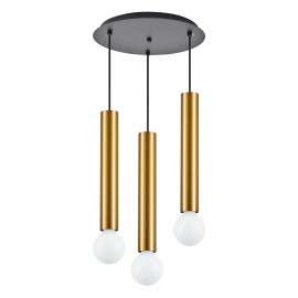 77-8682 SE21-GM-5-3BL ADEPT TUBE GOLD MATT Gold Matt Pendant