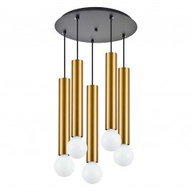 77-8683 SE21-GM-5-5BL ADEPT TUBE GOLD MATT Gold Matt Pendant