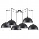 77-8718 SE21-BL-B10-BL6-MS40 ADEPT PENDANT Black Metal Pendant