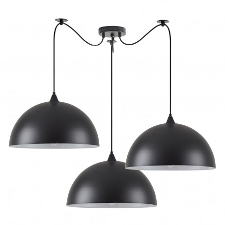 77-8719 SE21-BL-B10-BL3-MS40 ADEPT PENDANT Black Metal Pendant