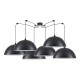 77-8722 SE21-BL-B10-BL6-MS50 ADEPT PENDANT Black Metal Pendant