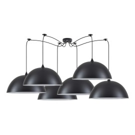 77-8722 SE21-BL-B10-BL6-MS50 ADEPT PENDANT Black Metal Pendant