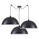 77-8723 SE21-BL-B10-BL3-MS50 ADEPT PENDANT Black Metal Pendant