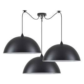 77-8723 SE21-BL-B10-BL3-MS50 ADEPT PENDANT Black Metal Pendant