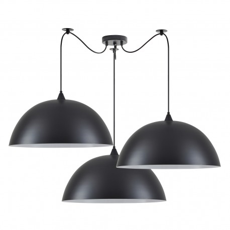 77-8723 SE21-BL-B10-BL3-MS50 ADEPT PENDANT Black Metal Pendant