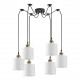 77-8726 SE21-BL-B10-BL6-SH1 ADEPT PENDANT White Shade Pendant