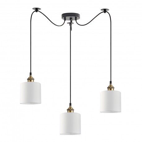77-8727 SE21-BL-B10-BL3-SH1 ADEPT PENDANT White Shade Pendant