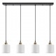 77-8731 SE21-BL-B10-4BL-SH1 ADEPT PENDANT Grey Shade Pendant