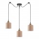 77-8741 SE21-BL-B10-BL3-SH3 ADEPT PENDANT Brown Shade Pendant