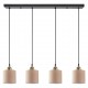 77-8745 SE21-BL-B10-4BL-SH3 ADEPT PENDANT Brown Shade Pendant