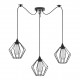 77-8748 SE21-BL-B10-BL3-GR1 ADEPT PENDANT Black Metal Grid Pendant