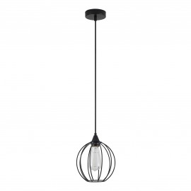 77-8753 SE21-BL-B10-GR2 ADEPT PENDANT Black Metal Grid Pendant