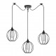 77-8755 SE21-BL-B10-BL3-GR2 ADEPT PENDANT Black Metal Grid Pendant