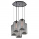 77-8785 SE21-SM-19-30-5BL+ FEINT Smoked Glass Pendant