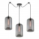77-8787 SE21-SM-19-30-BL3+ FEINT Smoked Glass Pendant