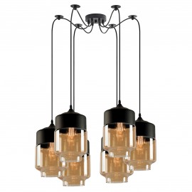 77-8792 SE21-HN-18-30-BL6+ GABY Honey Glass Pendant