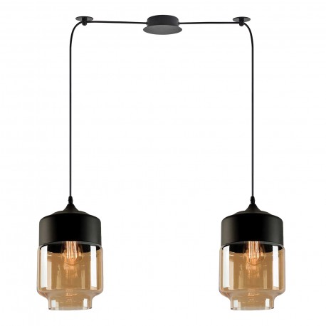 77-8794 SE21-HN-18-30-BL2+ GABY Honey Glass Pendant