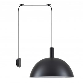 77-8822 SE21-BL-4-NM1W-MS50 ADEPT TUBE Black Matt Wall Lamp Black Metal Shade
