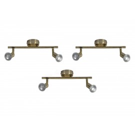 77-8838 SE 140-BR2 (x3) Saba Packet Bronze adjustable spotlight