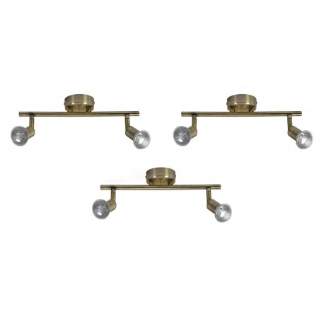 77-8838 SE 140-BR2 (x3) Saba Packet Bronze adjustable spotlight