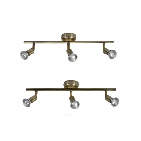 77-8839 SE 140-BR3 (x2) Saba Packet Bronze adjustable spotlight