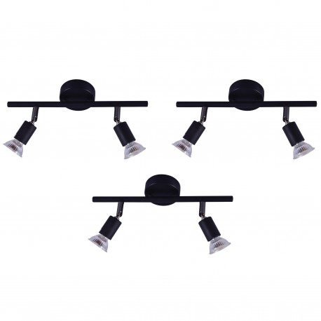 77-8841 SE 140-B2 (x3) Saba Packet Black adjustable spotlight