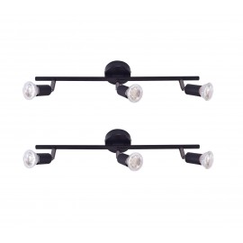 77-8842 SE 140-B3 (x2) Saba Packet Black adjustable spotlight