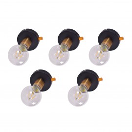 77-8857 SE 138-BK (x5) Tolo Packet Black and bronze light